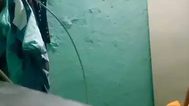 Sexy mom dress change caught by horny son viral MMS