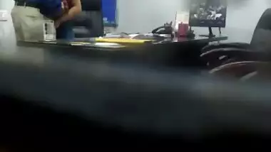 Desi girl romance in office room