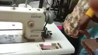 Indian girl sex with her co-worker inside workshop