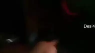 Horny wife blowjob and fucking by husband in night