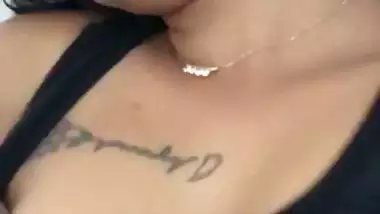Shy Tattooed SL boobs video online