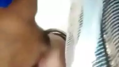 Cute Desi Couple Kissing Romance Home alone