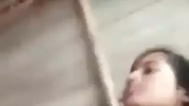 Cute dehati college girl ki stripping and fingering MMS