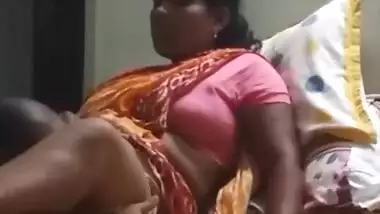 Desi man licking servent pussy