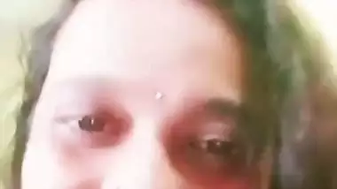 Busty aunty stripping nighty and nude show