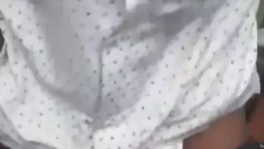 Dehati outdoor stripping before sex