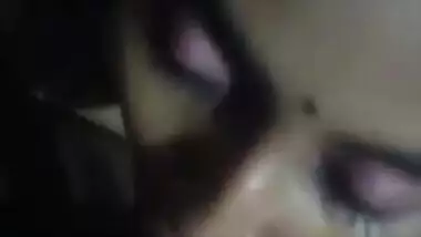 Beautiful Bengali wife sucking dick of her husband