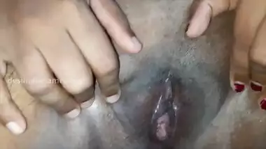 Indian Desi Cute Bhabhis Hairy Pussy & Ass Shaved By Her Lover After Six Months And Pussy Cream