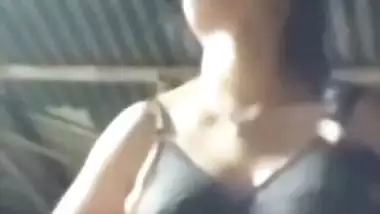 Bengali village girl bra removed and boobs pressing