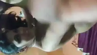 Hot desi beauty riding dick with BF XXX video