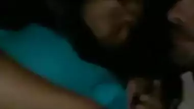 Desi Village Bhabi affair Boob sucked By Lover (She is afraid about Getting Caught)