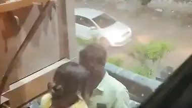 Roadside romance and sex caught by employee viral clip