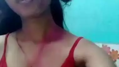 Desi village girl selfie video making