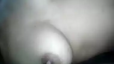 Dirty Indian slut holds camera in hand and pinches her naked nipple