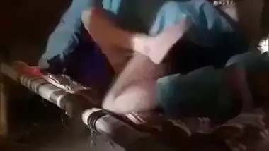 Desi xxx chudai of a dehati couple in a barn