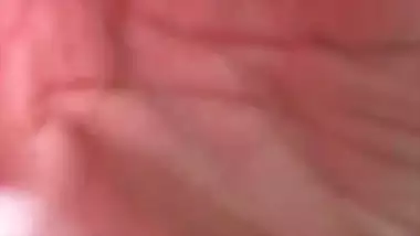 Super cute sexy Indian girl fingering pussy