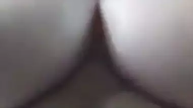 Fair big boobed Indian local girl