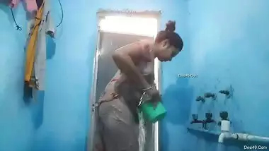 Desi Girl Bathing
