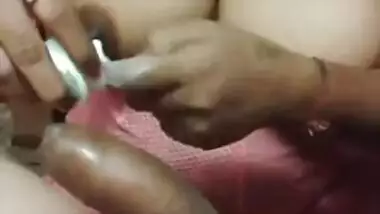 Indian chudai wife invites hubby to be fingered hard during XXX sex game