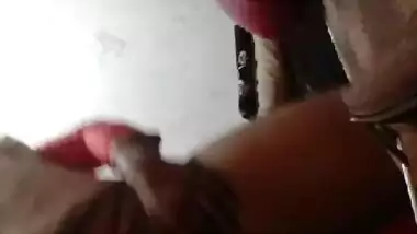 Village girl showing her pussy