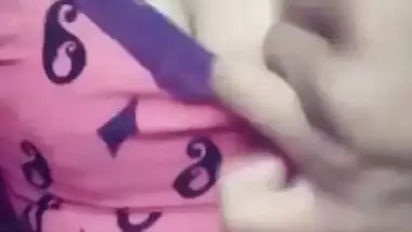 Beautiful college girl showing her tiny tits