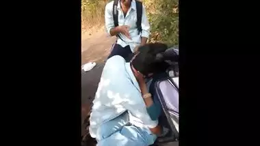 College students kissing Indian outdoor mms scandals