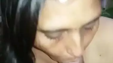 Innocent Looking Desi Bhabi Blowjob